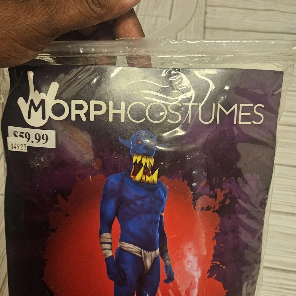 MorphCostumes Orc Jaw Dropper‎ Costume Adult XL Monster Halloween Cosplay Outfit